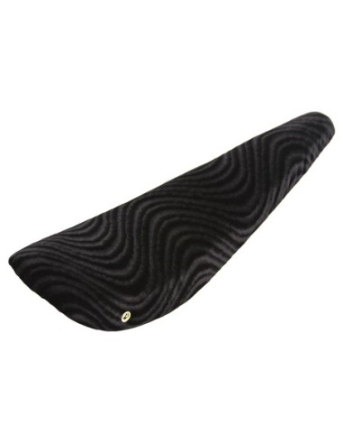 20 Banana Saddle Velour Black.